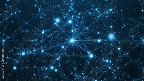 Expanding and Growing Neural Network from Center Core to Large Scale and Complex Web with Nodes and Connections. AI, Computer Algorithms, Artificial