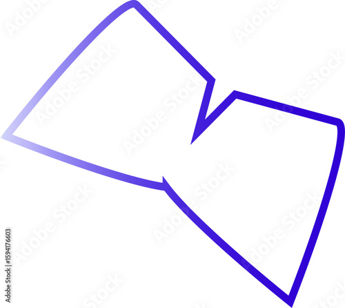 Electric Line Icons – Curved Purple Outlines for Futuristic UI Design