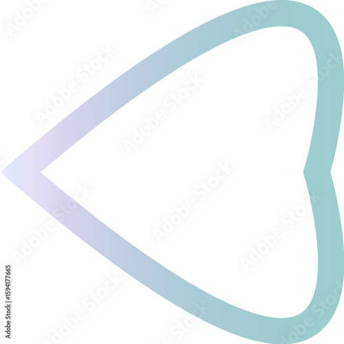 Futuristic Curved Line Icon Set – Electric Blue Gradient Stroke Outlines for Modern UI, Tech Branding, and Minimal Web Interfaces