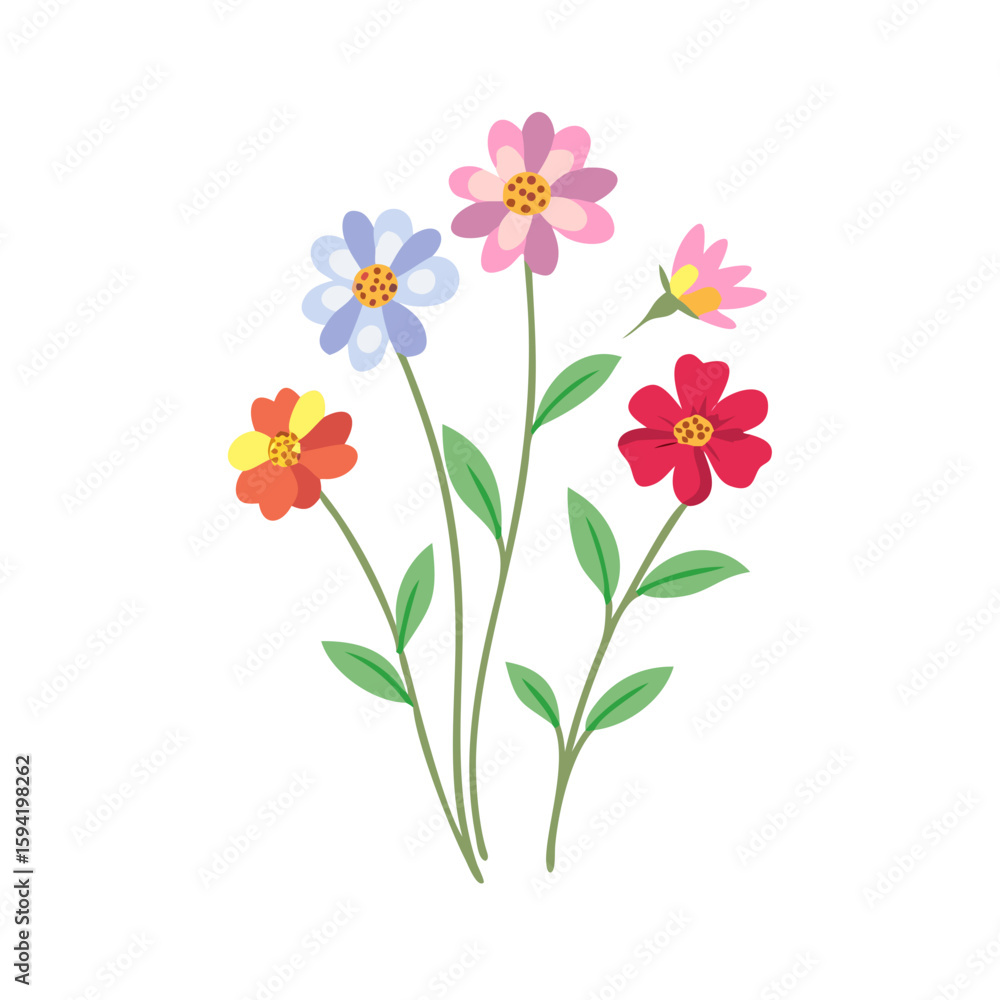 Fototapeta premium bouquet of pink flowers
