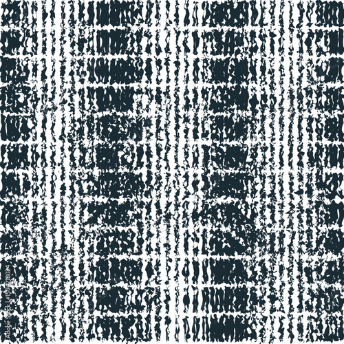 A noisy texture with vertical stripes that smoothly change their density.