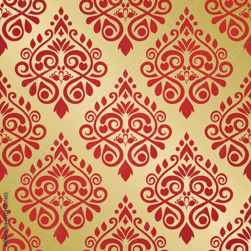 seamless damask pattern