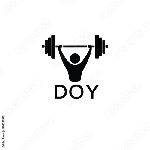 Classic Shield Logo with Stars and DOY Letters – Premium Badge or Security Brand Identity. DOY Letter Logo.
