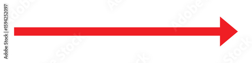 red arrow pointing towards right icon. bold red right arrow icon. simple directional pointer icon. navigation,forward, move, next step, progress, indicator sign. vector illustration on transparent PNG
