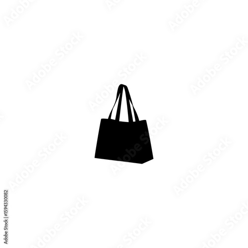 Tote bag silhouette. 