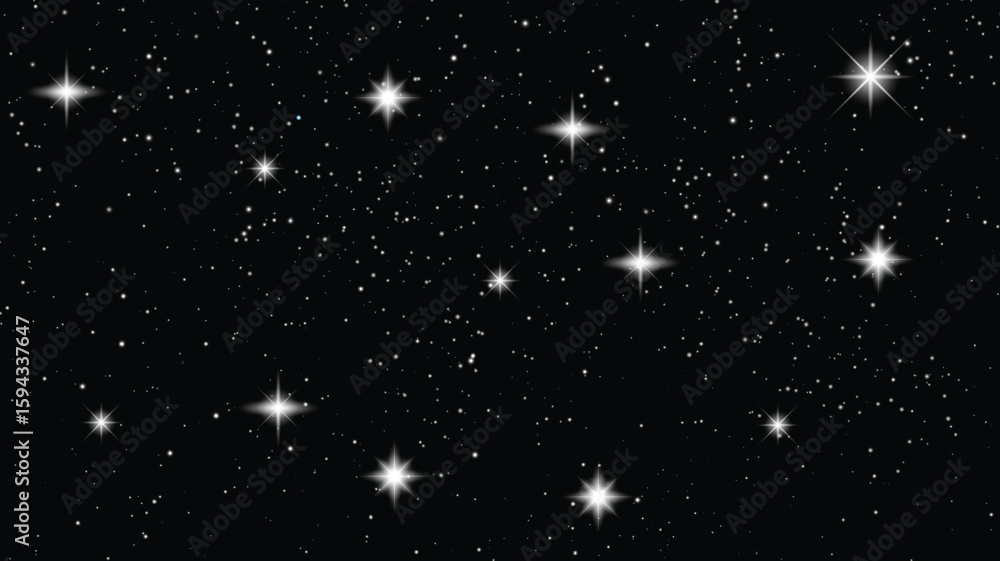 Obraz premium falling stars loop