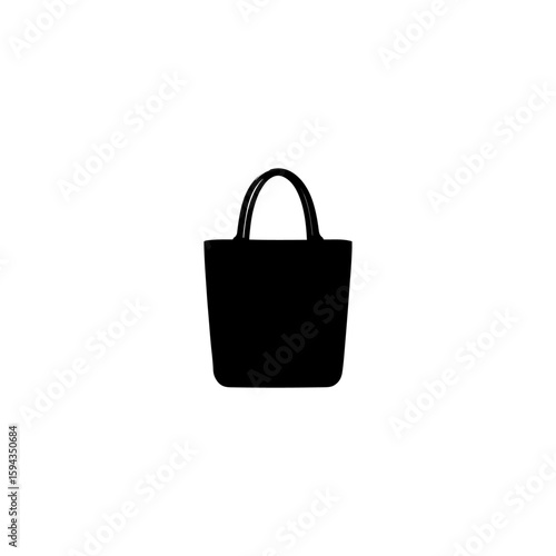 Tote bag silhouette.