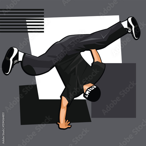B-boy dance moves