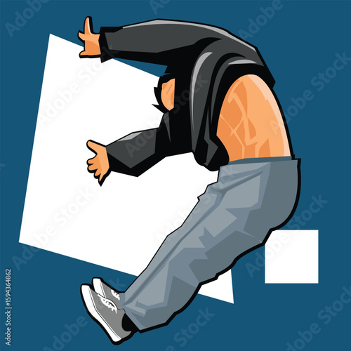 B-boy dance moves