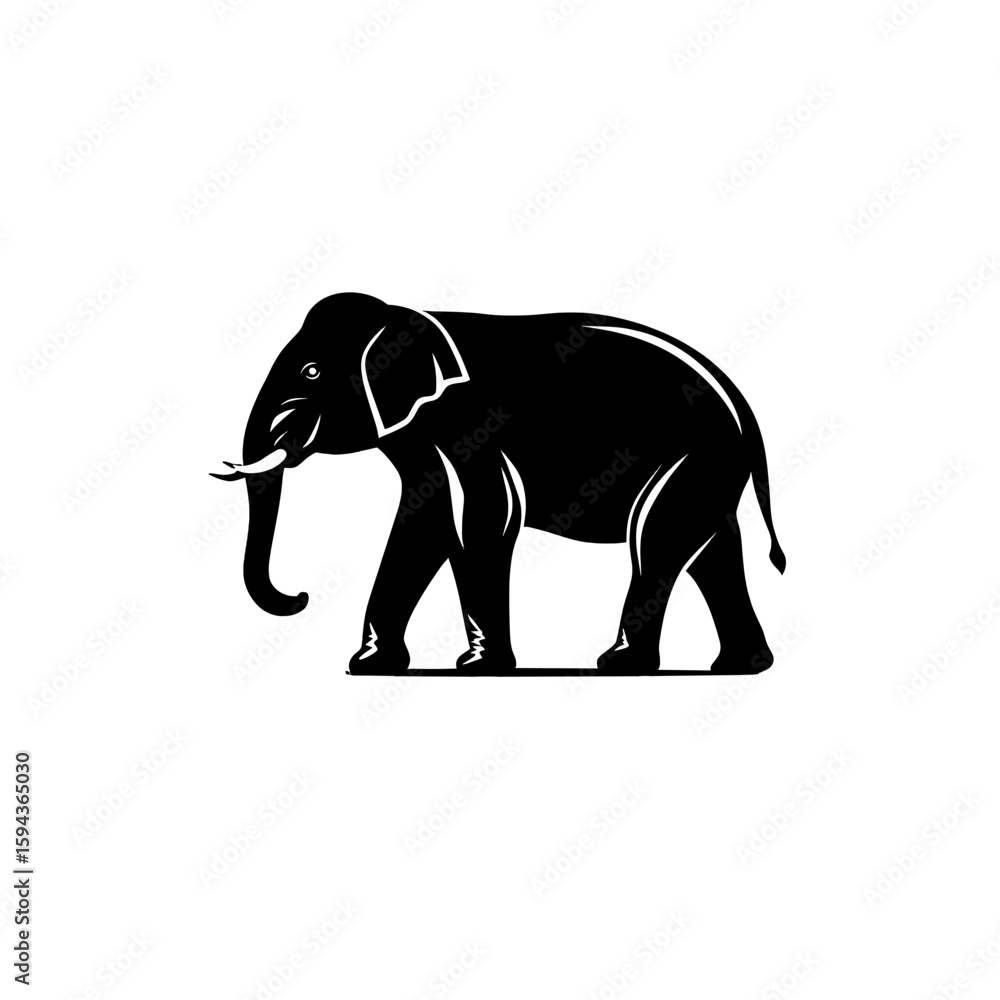 Fototapeta premium elephant vector illustration
