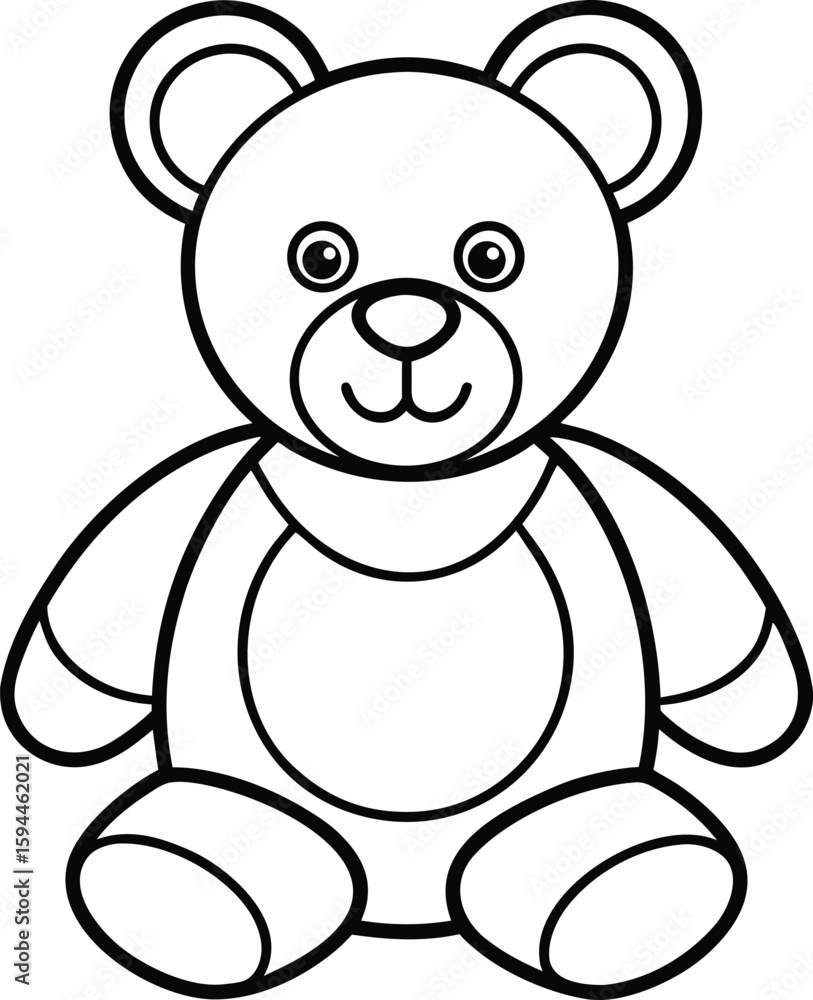 Fototapeta premium teddy-bear-silhouette--teddy-bear-icon-set--teddy- (3).eps