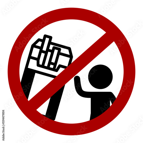 No cigarettes for minor / children