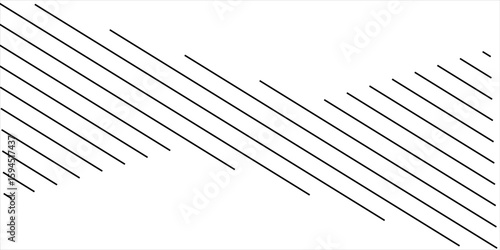 3D lines in perspective, Angled, slanting, oblique and diagonal lines, stripes vector design element
