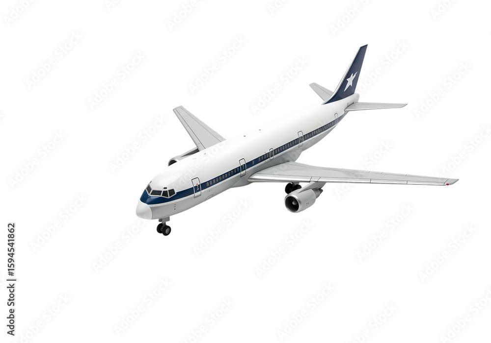 Obraz premium Airliner A Perspective on Flight