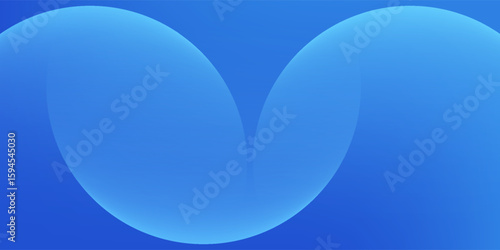 Abstract blue circle background with subtle blue gradient. Featuring geometric patterns, ideal for modern designs, digital projects, banners and creative visual presentations.