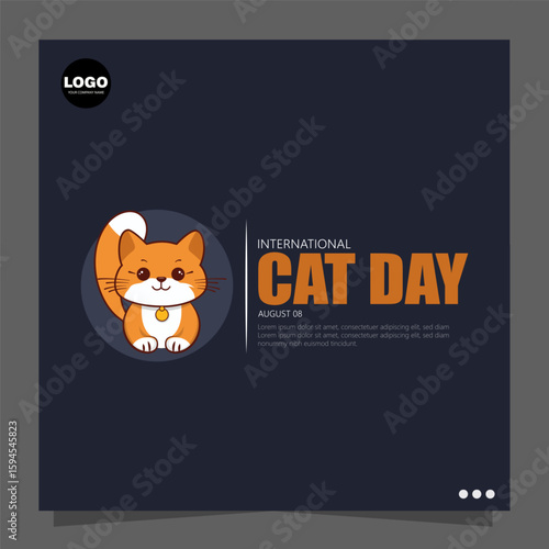 International Cat Day is celebrated on August 8th to honor our feline companions, promote cat welfare, and encourage adoption.