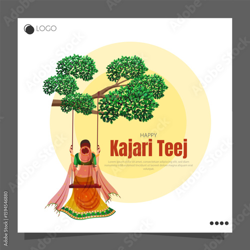 Haryali Teej is a joyous Hindu festival celebrated by women to mark the arrival of the monsoon.