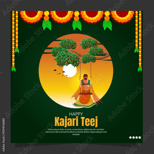 Haryali Teej is a joyous Hindu festival celebrated by women to mark the arrival of the monsoon.
