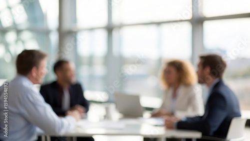 Leadership Forum Blur — group of executives in a soft-focus seminar setting
