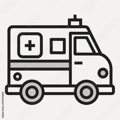 ambulance car vector illustration