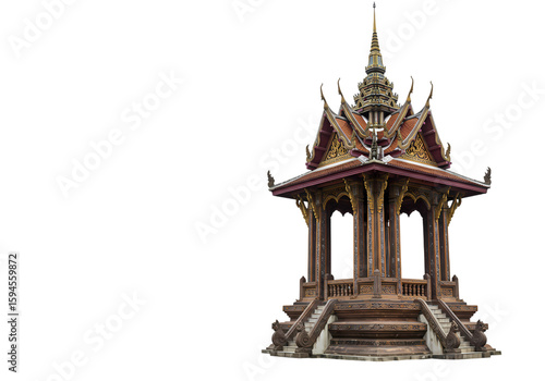 Intricate Carving A Glimpse of Thai Architectural Elegance