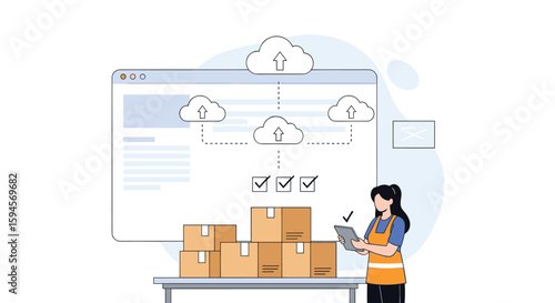 Efficiently manage your inventory with cloud based logistics and real time order tracking system for seamless supply chain operations and better business growth