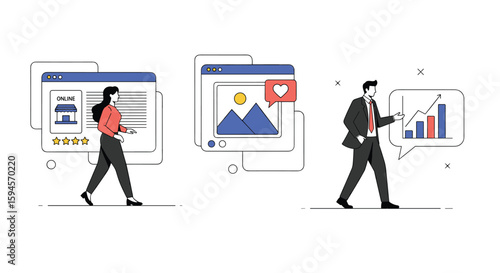 Digital marketing strategies for business growth and online presence enhancement