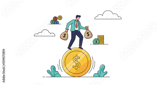 Achieving financial balance while juggling economic growth and personal wealth management responsibilities