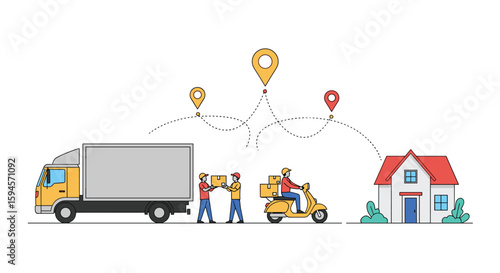 Efficient last mile delivery services transforming logistics and supply chain management with modern transportation solutions