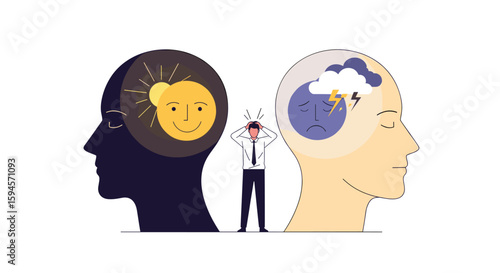 Understanding the spectrum of human emotions from joyful bliss to stormy turmoil within the mind
