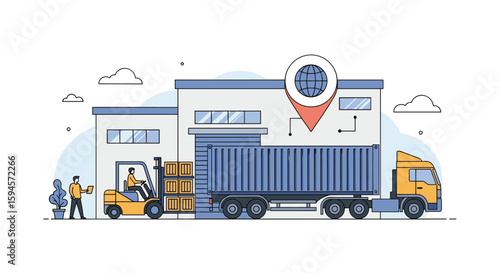 Efficient warehouse logistics and supply chain management for timely delivery and distribution operations