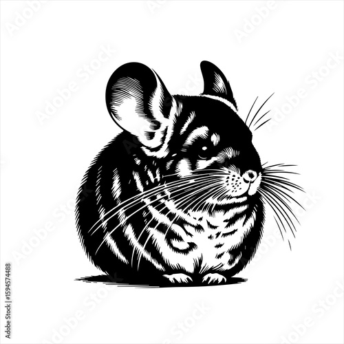 Chinchilla illustration