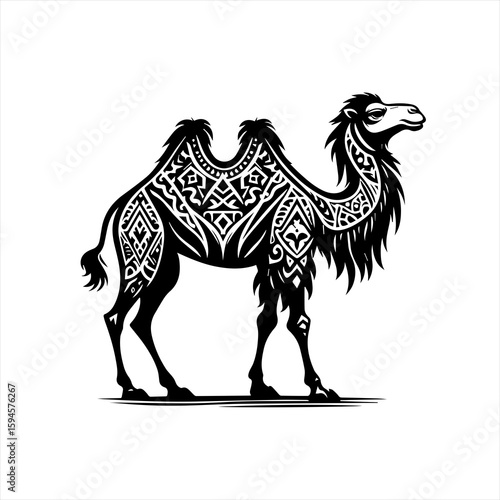 Stylized camel illustration
