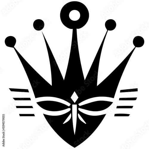 Lavish and opulent crown graphics for exclusive events, luxury hotels, or VIP clubs