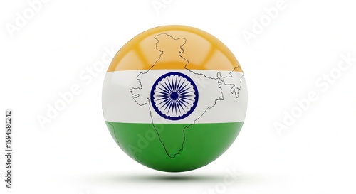 Free Download Illustration of Indian Flag in Droplet Shape Held by Hands Symbolizing Patriotism, Generative ai - GFXLoad