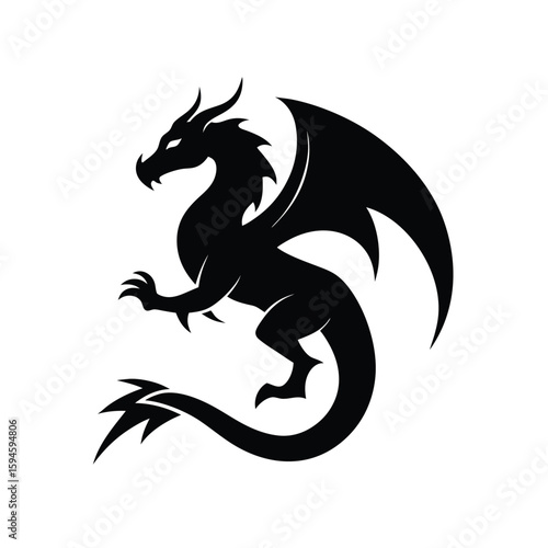 dragon tattoo vector