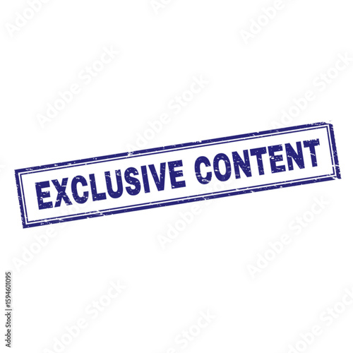 Exclusive Content Overlay Vector - Premium Digital Banner Design
