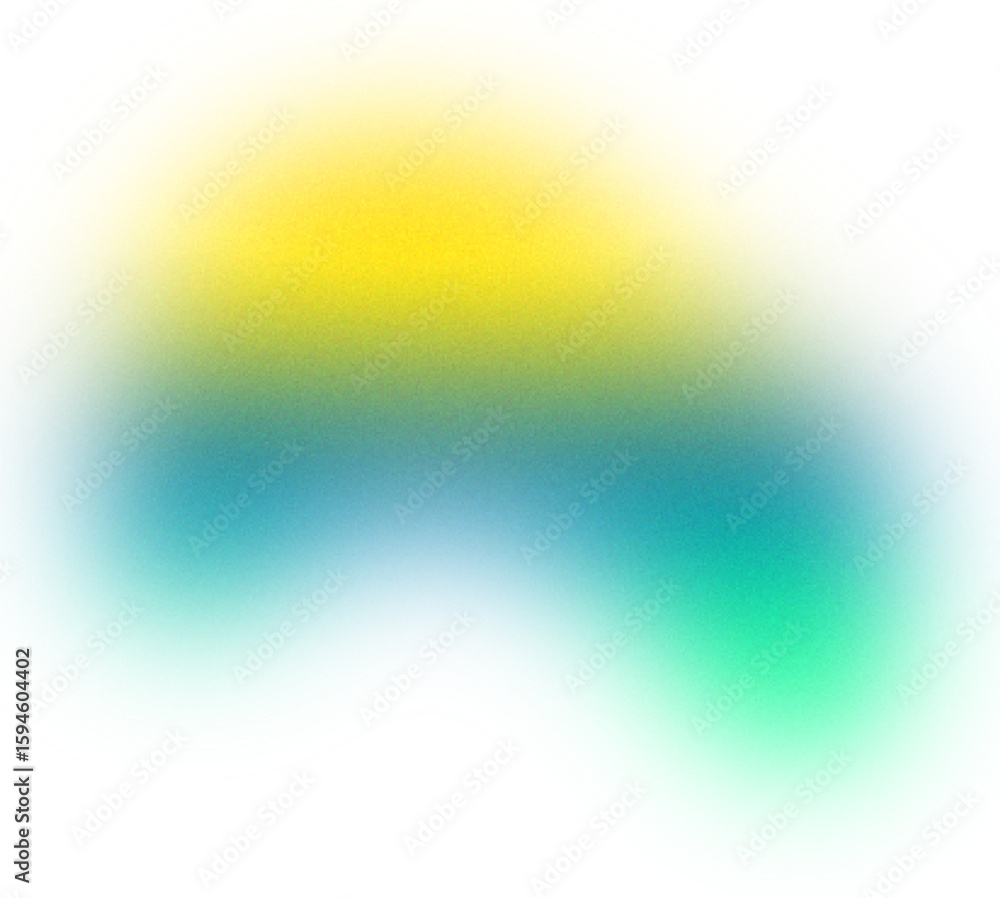 Obraz premium Iridescent Aura: Fluid Green Holographic Element