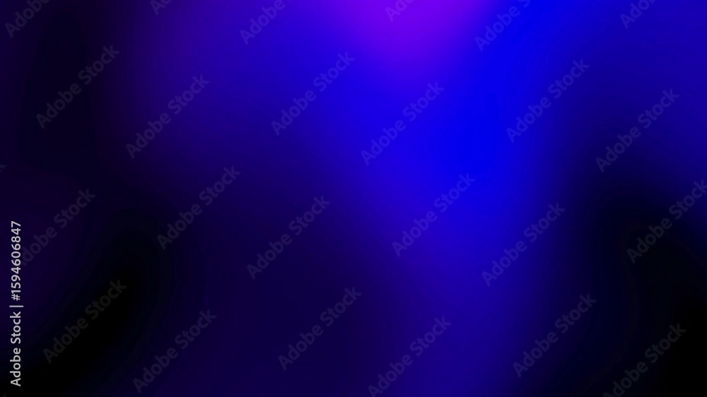 Dark blue gradient background with floating particles and soft glow
