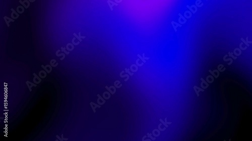 Dark blue gradient background with floating particles and soft glow
