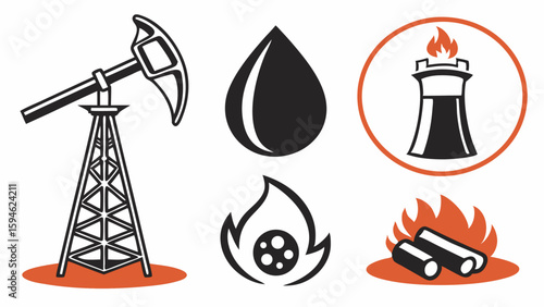 fossil-fuel-combustion--icon-set
