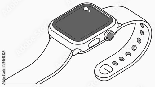 A smart watch vector 