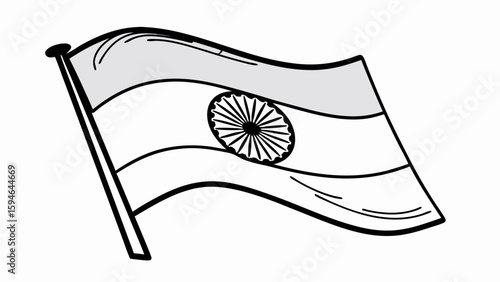 flag of India vector 