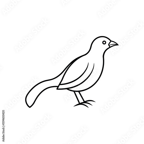 A riven line art vector illustration.