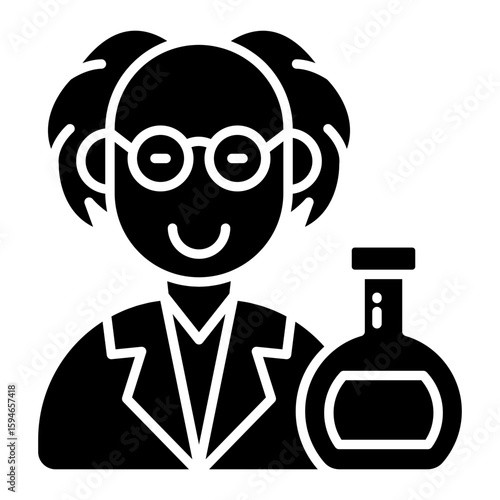 Premium download icon of scientist