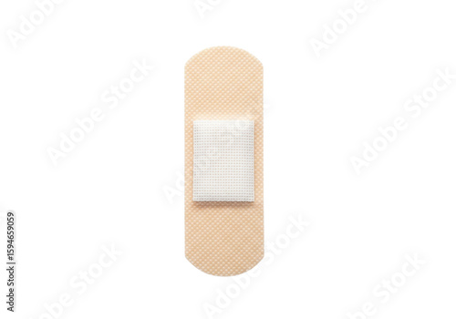 Beige bandage plaster png on transparent background