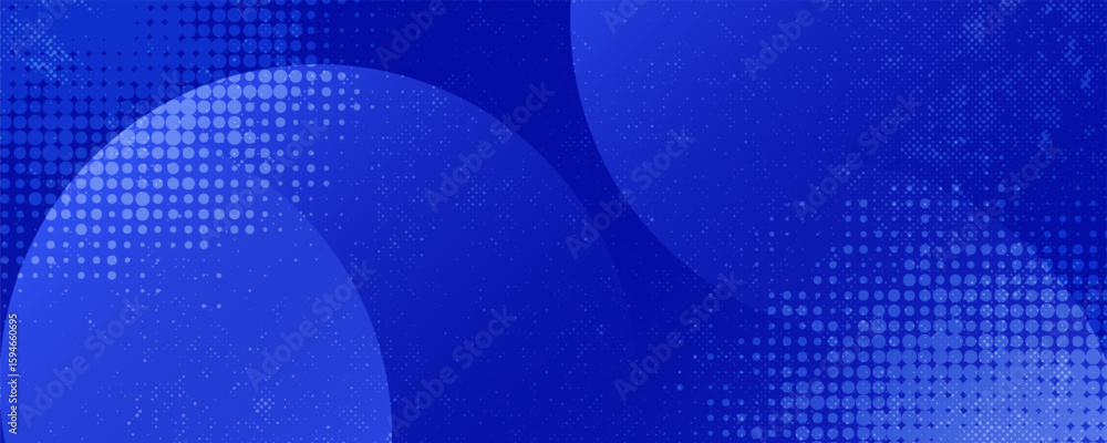 Naklejka premium Abstract blue color background. Blue circle background.