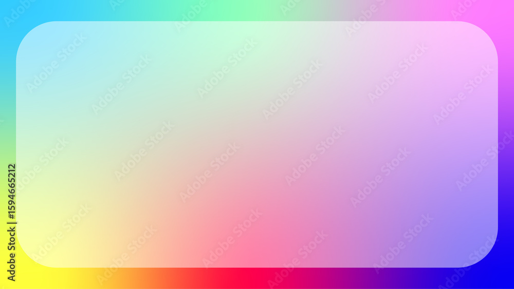 Fototapeta premium Bright rainbow gradient background with smooth blur and soft pastel colors 