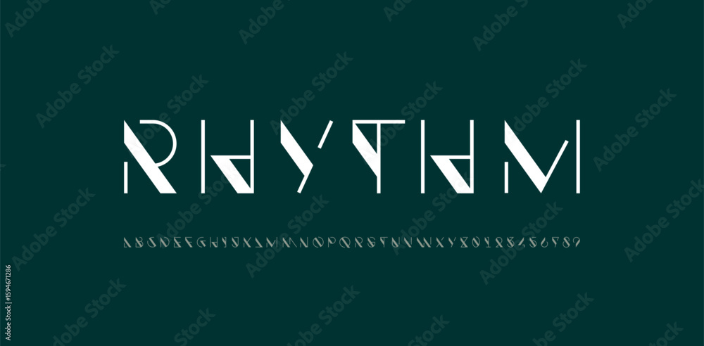 Obraz premium Font digital cyber alphabet, cyberpunk letters A, B, C, D, E, F, G, H, I, J, K, L, M, N, O, P, Q, R, S, T, U, V, W, X, Y, Z and futuristic numerals 0, 1, 2, 3, 4, 5, 6, 7, 8, 9
