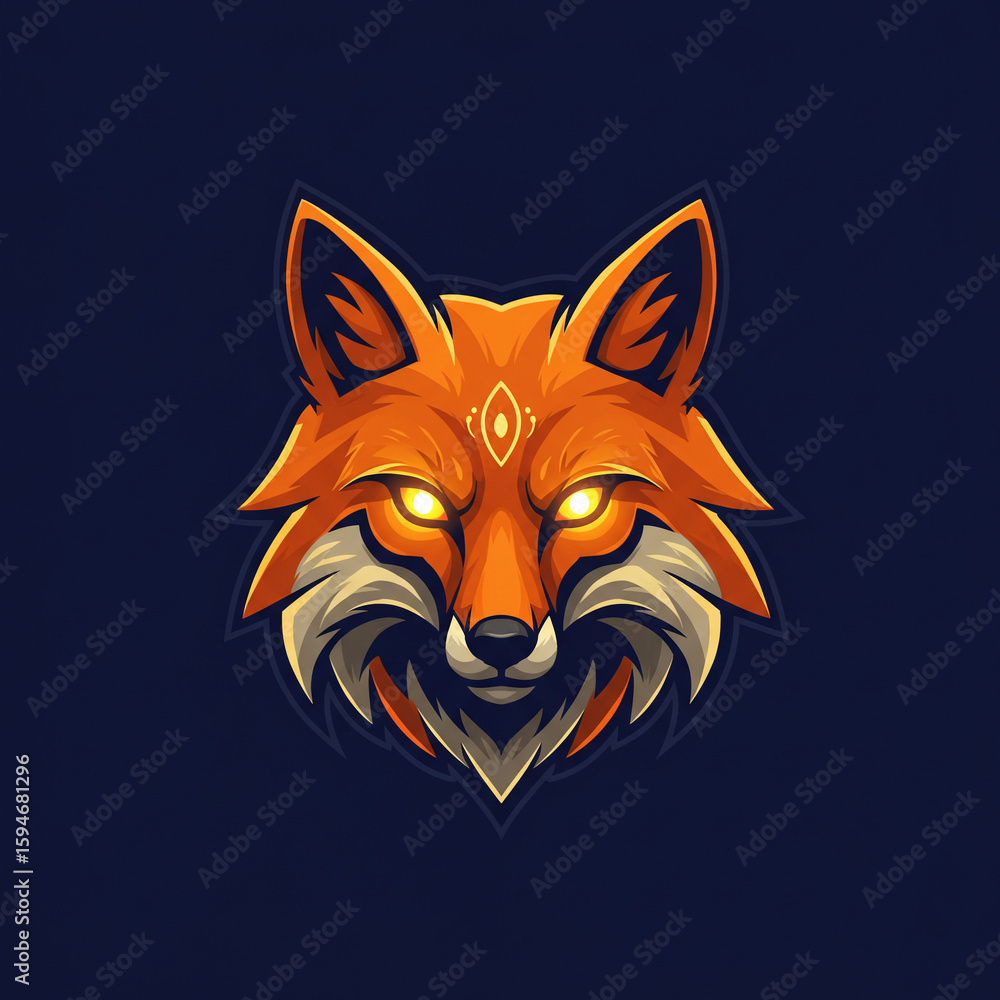 Fototapeta premium 숲 속의 여우정령